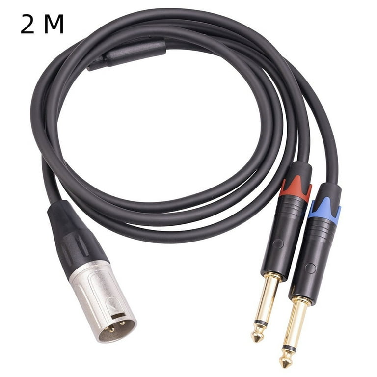 6.35mm TRS to XLR Male to Male Cable – J&D Tech
