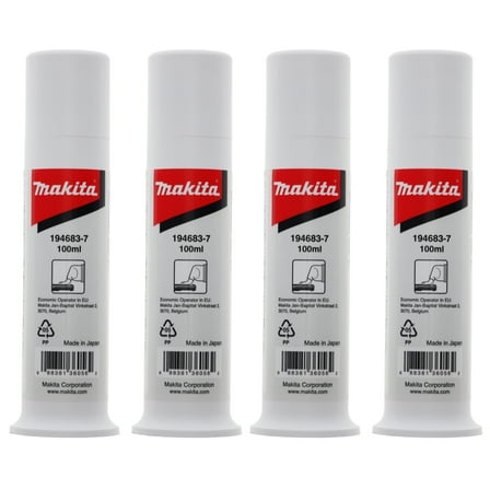 Makita 194683-7 Hammer Bit Grease Vessel 100ML for HM & HR Series (4-Pack)