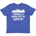 thumbnail image 3 of Inktastic Kansas City Missouri Loves Me Skyline Youth T-Shirt, 3 of 5