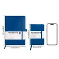 thumbnail image 3 of PU Notebook Business Notepad Journal with Elastic Strap Closure Pen Slot, 3 of 21