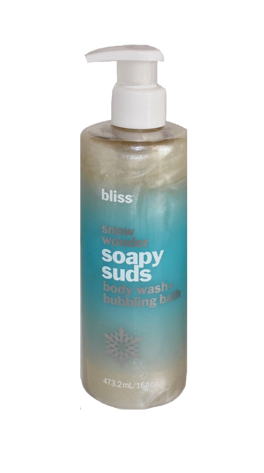 Bliss Snow Wonder Soapy Suds Body Wash + Bubbling Bath, 16 Oz