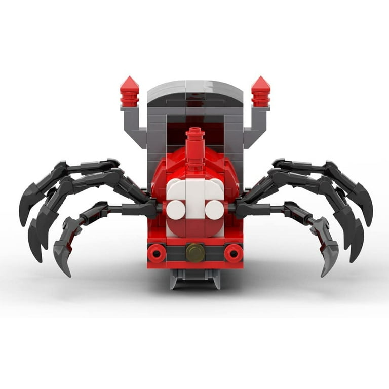 The New Choo Choo-Charles Building Blocks Big Game Surrounding Horror  Mutant Spider Train Model Doll Toys Children's Gifts