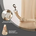 thumbnail image 6 of Dog Carrier Sling - Reversible Puppy Carrier Purse with Storage Pocket, Hand-Free Dog Sling Carrier for Carry Small Dogs and Cats, Travel Safety Harness, Dog and Cat Harness (Apricot), 6 of 14