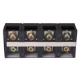 thumbnail image 4 of Bloque De Terminales, 150A 600V Resistencia A Altas Temperaturas Tira De Terminales De Tornillo De Cableado Fácil Fila Doble Para Distribución De Túneles Para Iluminación, 4 of 5