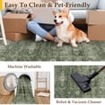 thumbnail image 3 of PureCozy 8'x10' Area Rugs for Living Room Bedroom Dining Room Farmhouse Office Oriental Washable Non Slip Vintage Traditional Large Green Rugs Carpets, Green, 3 of 5