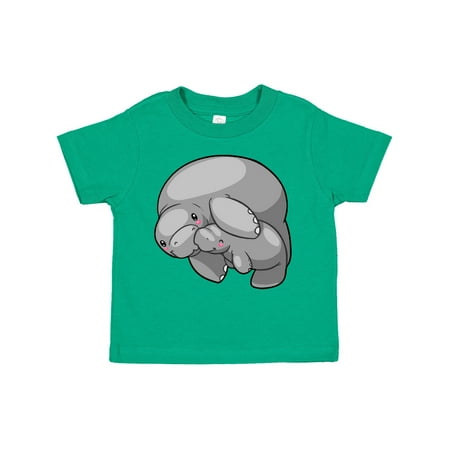 

Inktastic Cute Manatee Family Gift Toddler Boy or Toddler Girl T-Shirt
