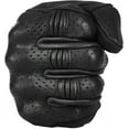 thumbnail image 5 of ILM Goatskin Leather Motorcycle Motorbike Powersports Racing Gloves Touchscreen for Men and Women Black (XL, Black Perforated), 5 of 7