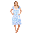 thumbnail image 3 of JEFFRICO Womens Nightgowns Sleepwear Soft Pajama Dress Nightshirts Plus Size, 3 of 6