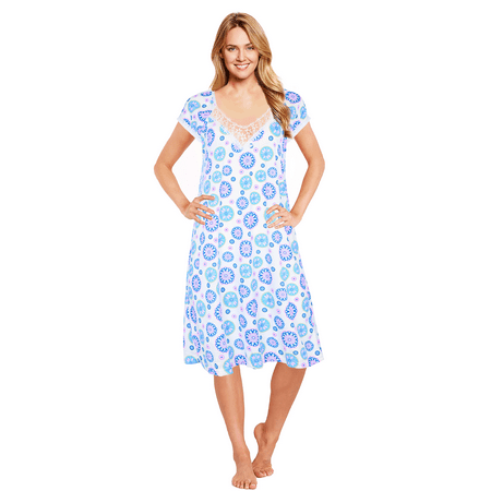 

JEFFRICO Womens Nightgowns Sleepwear Soft Pajama Dress Nightshirts