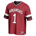 thumbnail image 2 of Youth GameDay Greats #1 Cardinal Arkansas Razorbacks Lightweight Collegiate Football Fashion Jersey, 2 of 4