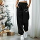 thumbnail image 2 of Pantalones estampados con bolsillos sueltos en la cintura elásticos informales para mujer a la moda Fridja  hfkajh101720, 2 of 7