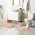 thumbnail image 6 of Yayeee Bath Rug for Bathroom Floor Non Slip Rectangle Fluffy Soft Absorbent Mat, 16"x24", Soft Brown Pattern, 6 of 7