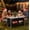 Black White, variant on 4 Ft Portable Folding Camping Table With Storage,Picnic Table Camp Kitchen Station,Aluminum Portable Folding Table Camp Cook Desk With Storage Organizer And 2 Adjustable Feet,Blue White
