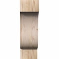 thumbnail image 2 of 5 1/2"W x 10"D x 18"H Newport Smooth Corbel, Douglas Fir, 2 of 9