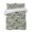 White Forest Green, variant on Quilts King Size, Green Tropical Leaves Soft Comforter Bedding Set for Bed, Summer Palm Trees Botanical Lightweight Quilted Bedspread with Pillow Cover(2 Pieces) for All Season, 96x106 Inch