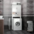 thumbnail image 4 of kleankin Over The Toilet Storage Cabinet with Adjustable Shelf, 4 of 8