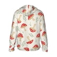 thumbnail image 2 of Picia Cartoon Flat Mushrooms Women's Men's UPF 50+ Sun Protection Hoodie Shirt Long Sleeve SPF Fishing Outdoor UV Hiking Lightweight Shirts-, 2 of 9