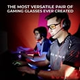 thumbnail image 2 of Gunner Optiks Lighting Bolt 360 Gaming Glasses L13-00101, 2 of 5
