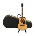 thumbnail image 4 of Modelo de guitarra de casa de muñecas de madera, réplica de guitarra folk en miniatura, modelo de guitarra en miniatura, modelo de instrumento musical en miniatura probado y confiable, 4 of 9