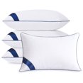 thumbnail image 1 of Juego de 4 almohadas Meoflaw tamaño queen de microfibra suave, 1 of 6
