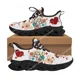 thumbnail image 1 of Zapatillas deportivas planas con dibujos de enfermera y médico para hombre y mujer, deportivas para correr, con cordones, de malla, hechas a medida, 1 of 6