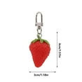 thumbnail image 2 of Qholemyo Adorable Fruit Keychain - Cute Keychain for Backpacks, Keychain Gifts for Couples & Keychain Accessories, 2 of 5