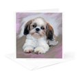 thumbnail image 5 of 3drose, Shih Tzu Puppy, 6 Greeting Cards with Envelopes, 5 of 7