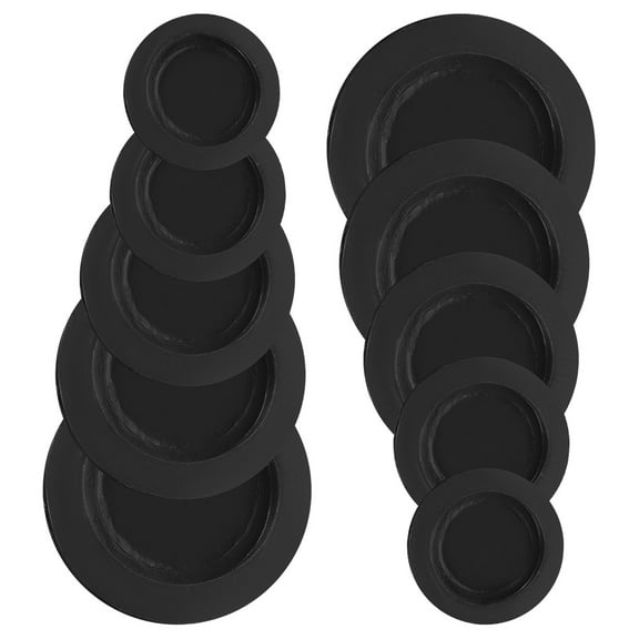BESTOYARD 10Pcs Rubber Bank Stoppers Black Replacement Covers