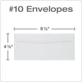 thumbnail image 2 of Sobres Quality Park #10 tamaño carta, paquete de 500, blancos, 2 of 7