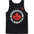 thumbnail image 2 of Reebok Mens UFC Edmonton Alberta Tank Top, Black, Small, 2 of 2