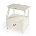 thumbnail image 1 of Butler Danielle Marble Nightstand in White, 1 of 12