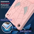 thumbnail image 4 of SaniMore Case for Lenovo Tab M10 10.1 inch 3rd Generation TB-328F, Screen Protector & Shoulder Strap & Hidden Bracket & Pen Slot Heavy Duty Protective Shockproof Hybird Shell, Rosegold, 4 of 6