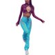 thumbnail image 1 of SAYOO - Pantalones de piel para mujer, ajustados, rectos, informales, a la moda, de cintura alta SAYOO  S-XL, 1 of 4