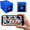 blue, variant on Smart WiFi Wireless Indoor Camera, Mini Container Security Cam with AI Motion Detection, Night Vision, Cloud Storage, Rechargeable Battery, Baby & Pet Monitor