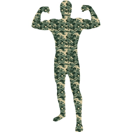 Camouflage Skin Suit Adult Halloween Dress Up / Role Play