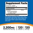 thumbnail image 5 of Nutricost Acai Extract 550mg, 120 Vegetarian Capsules (Euterpe Oleracea) - Non-GMO Supplement, 5 of 5