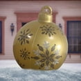 thumbnail image 3 of Altsales Inflatable 23.6" Christmas Ball with Inflator, Gold, 3 of 4