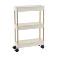 thumbnail image 2 of Carro de almacenamiento funciones para , estantes de almacenamiento, carrito para ahorro de espacio, mostrador de tocador, lavadero, cocina 3 capas estrechas perfecl Estante de almacenamiento de baño, 2 of 8