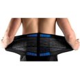 thumbnail image 2 of New Deluxe Neoprene Double Pull Lumbar Lower Back Support Brace Exercise Belt, 2 of 4