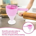 thumbnail image 2 of OUNONA batter dispenser Plastic Funnel with Stand Design for Cooking 1Set, 2 of 8