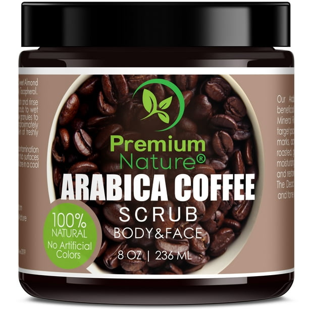 Arabica Coffee Scrub with Shea Butter Natural Best Acne Anti