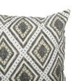 thumbnail image 4 of Noble House Kaleeya Decorative Throw Pillow, 18" x 18", Gray and Off White, 2 Pack, 4 of 6