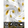 thumbnail image 7 of Sunflowers Cloth Napkins Set of 4 Reusable Dinner Napkins, Gray Plaid Pastoral Vintage Bee Farm Cocktail Napkin Washable Table Napkins for Wedding/Holiday Party/Baby Shower 20"x20", 7 of 7