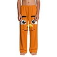 thumbnail image 4 of SGFCWSX Boys Lounge Pants Elastic Waist Loose Fit Soft Graphic Print Casual Pants for Kids Orange Size 11 Years, 4 of 9