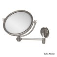 thumbnail image 2 of 8 Inch Wall Mounted Extending Make-Up Mirror with Dotted Accents - Polished Nickel / 4X, 2 of 5