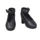 thumbnail image 1 of Zapatos de tacón alto de moda a escala 1:6, juguetes de simulación para atuendos de Licca, Momoko y Azone. Negro, 1 of 8