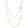 thumbnail image 3 of Collar con letras para mujer, plata de ley S925, cadena de clavícula lisa, joyería de moda con temperamento, 3 of 6
