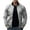Gray, variant on JNGSA Plus Size Jacket, Men's Jacket Casual Windproof Jackets Full Zip Windbreaker Jackets Warm Winter Padded Coats