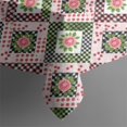 thumbnail image 5 of Pioneer Flower Floral Print Pattern Square Tablecloth, Waterproof Wipeable Spillproof Washable Table Cover for Home Kitchen Party Decor, 42"x42", 5 of 6