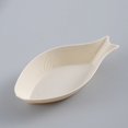 thumbnail image 1 of Granjero Gordo 4 cuencos pequeños para salsa, plato de acompañamiento, cuenco pequeño para salsa de sushi, cuenco pequeño de paja de trigo para verduras, Leaf Beige, 1 of 5